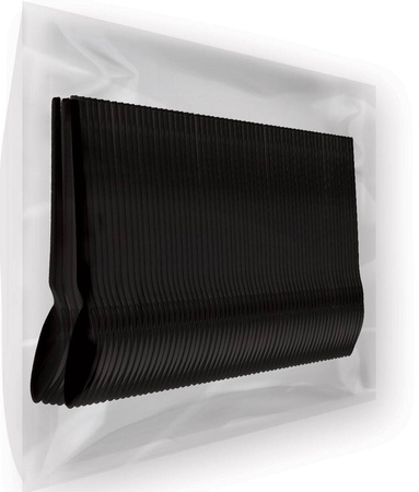 ŁYŻECZKI PS 12CM CZARNE 100SZT QUICKPACK VIGO! 7324990