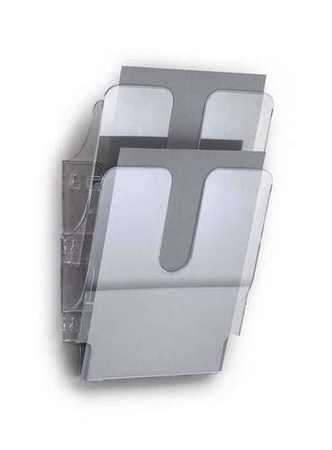 ZESTAW POJEMNIKÓW NA DOKUMENTY A4 DURABLE FLEXIPLUS 1709008400 PRZEZROCZYSTY 2SZT