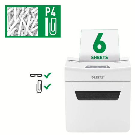 NISZCZARKA P-4 A4 LEITZ IQ PROTECT PREMIUM 6X 80900000 6 KARTEK 10