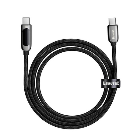 KABEL USB-C DO USB-C BASEUS DISPLAY, 100W, 2M (CZARNY)