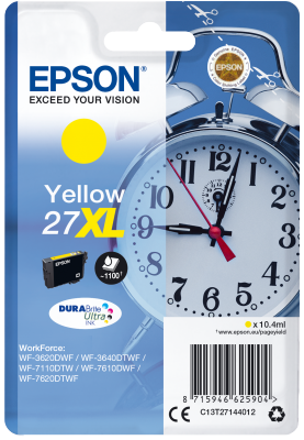 TUSZ ORYGINALNY EPSON T2714 C13T27144012 YELLOW 10,4 ML