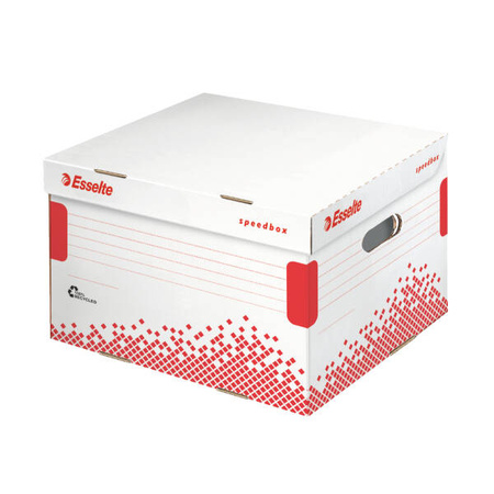 PUDŁO ARCHIWIZACYJNE 367X263X325MM ESSELTE SPEEDBOX 623912 BIAŁY