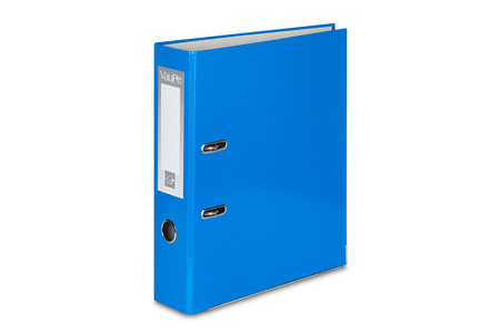 SEGREGATOR A4 TEKTURA VAUPE FCK 50MM 062/19 JASNO NIEBIESKI DŹWIGNIOWY