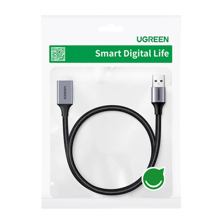 KABEL PRZEDŁUŻAJĄCY UGREEN US115 USB-A 3.0, 5M (CZARNY)