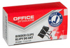 KLIPY 19MM OFFICE PRODUCTS CZARNE 12SZT