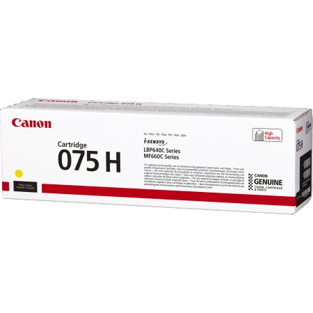 CANON ORYGINALNY TONER 075 H Y, 6366C002, YELLOW, 2500S, HIGH CAPACITY
