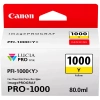 TUSZ ORYGINALNY CANON PFI1000Y 0549C001 YELLOW 80 ML