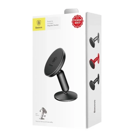 MAGNETYCZNY UCHWYT SAMOCHODOWY BASEUS BULLET (CZARNY)