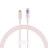 KABEL SZYBKO ŁADUJĄCY BASEUS USB-C DO LIGHTNING EXPLORER SERIES 1M, 20W (RÓŻOWY)