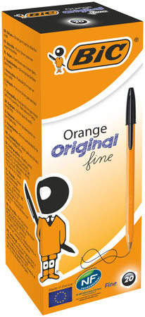 Długopis BIC ORANGE 8099231 czarny 0.7mm pomarańczowa obudowa