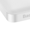 POWERBANK BASEUS BIPOW 10000MAH, 2XUSB, USB-C, 20W (BIAŁY)