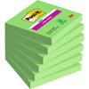 KARTECZKI SAMOPRZYLEPNE 76X76MM 3M POST-IT® SUPER STICKY 654-6SS-AW ZIELONE 90 KART