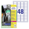 ETYKIETY SAMOPRZYLEPNE 45.7X21.2MM DO UŻYTKU ZEWNĘTRZNEGO AVERY ZWECKFORM ULTRA RESISTANT L7911-10 BIAŁE 10ARK*48SZT