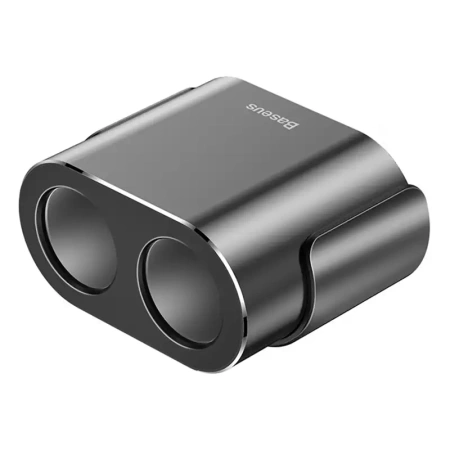 Rozdzielacz gniazda zapalniczki Baseus 2xUSB 3,1A 100W (czarny)