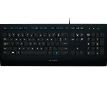 KLAWIATURA PRZEWODOWA MEMBRANOWA LOGITECH K280E 920-005217