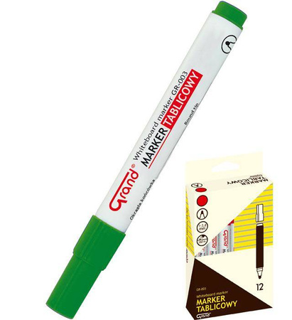 MARKER SUCHOŚCIERALNY GRAND GR-003 160-1311 ZIELONY OKRĄGŁA 1.0-3.8 MM