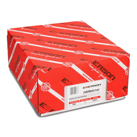 PAPIER SAMOKOPIUJĄCY 240 6'' EMERSON NADRUK ORYGINAŁ/KOPIA KOLOROWA KOPIA 1+1 1800 SKŁADEK