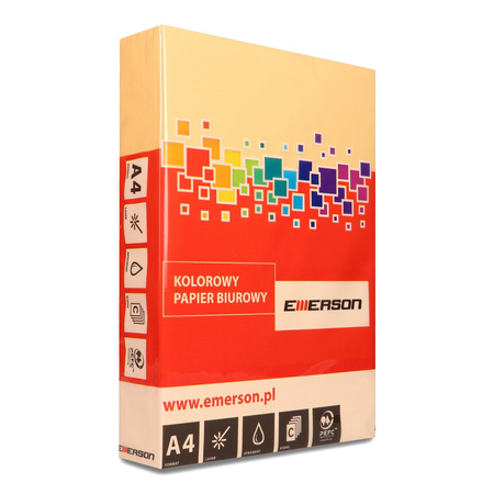 PAPIER KSERO KOLOR A4 EMERSON BEŻOWY 80G 500 ARK