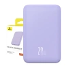 Powerbank BASEUS magnetyczny mini 5000mAh 20W (fioletowy)