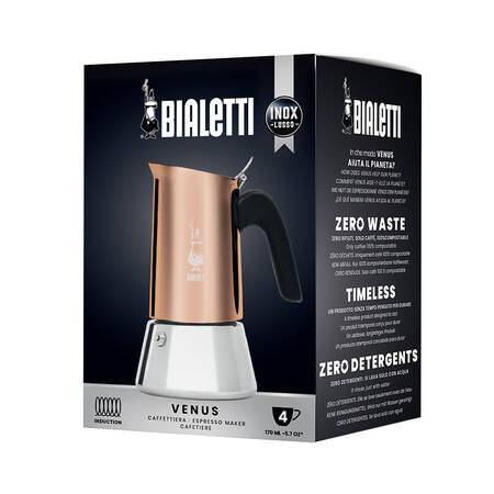 KAWIARKA BIALETTI NEW VENUS 4TZ - MIEDZIANA
