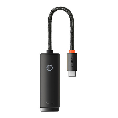 ADAPTER SIECIOWY BASEUS LITE SERIES USB-C DO RJ45, 100MBPS (CZARNY)