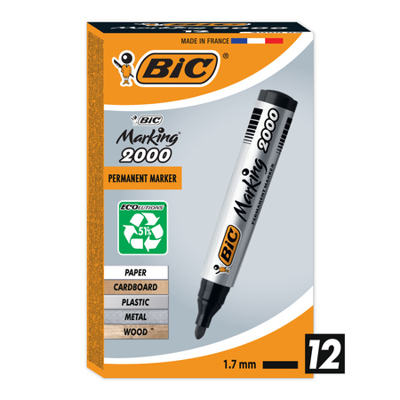 Marker permanentny BIC 2000 8209153 czarny