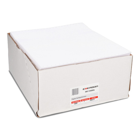 PAPIER KOMPUTEROWY 360 12'' EMERSON EXTRA BIAŁY 1+0 60G 2000 SKŁADEK