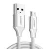 KABEL USB DO MICRO USB UGREEN US290 QC 3.0 2.4A 2M (BIAŁY)