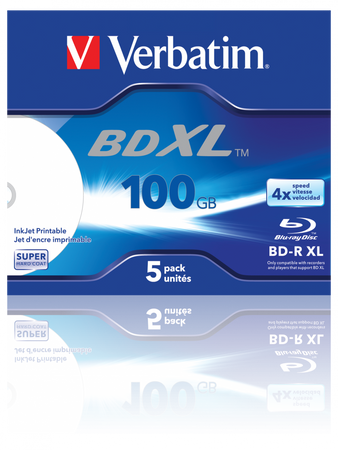 VERBATIM BD-R XL, HARD COAT, JEWEL BOX, 43789, 4X, 1 SZT., DO ARCHIWIZACJI DANYCH