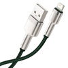Kabel BASEUS Cafule USB-A-Lightning 1m (zielony)