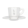 BIALETTI - ZESTAW 4 FILIŻANEK Z PODSTAWKĄ - BIAŁY
