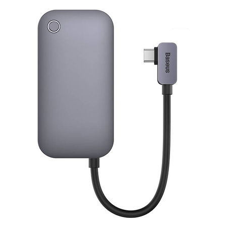 HUB 4W1 BASEUS PADJOY SERIES USB-C DO USB 3.0 + HDMI + USB-C PD + JACK 3.5MM (SZARY)