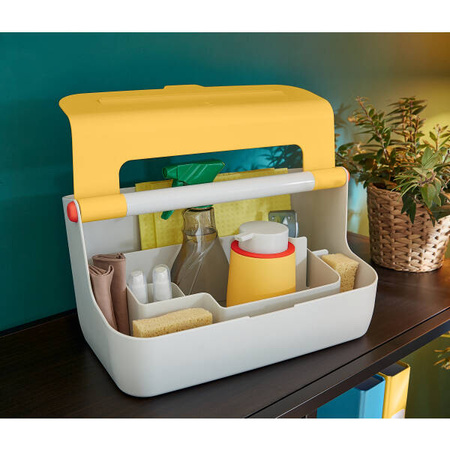 POJEMNIK Z UCHWYTEM 214X367X196MM LEITZ COSY 61250019 CIEPŁY ŻÓŁTY