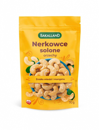ORZECHY NERKOWCA LEKKO SOLONE BAKALLAND 70G