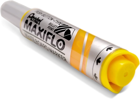 MARKER SUCHOŚCIERALNY PENTEL MAXIFLO MWL5M-G ŻÓŁTY OKRĄGŁA