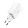 ŁADOWARKA SIECIOWA BASEUS SPEED MINI QUICK CHARGER, USB-C, PD, 3A, 20W (BIAŁA)
