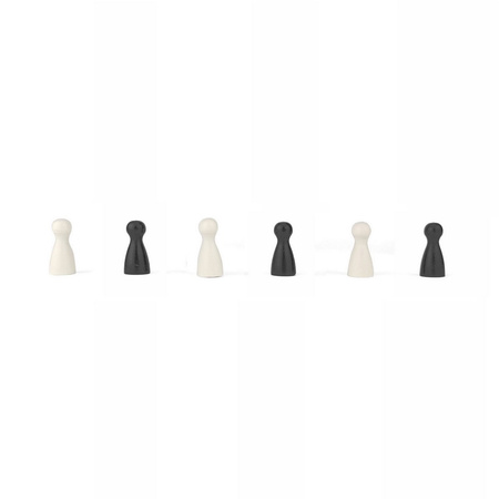 MAGNESY NEODYMOWE LEVIATAN BOWLING CZARNO-BIAŁE 6SZT