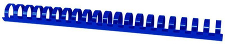 GRZBIET PLASTIKOWY 25MM (240 KARTEK) OFFICE PRODUCTS NIEBIESKI 50 SZT.