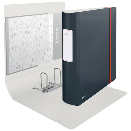 SEGREGATOR A4 LEITZ ACTIVE COSY 180° 82 MM 10380089 AKSAMITNY SZARY