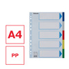 PRZEKŁADKI A4 ESSELTE 15259 MIX PP 5SZT