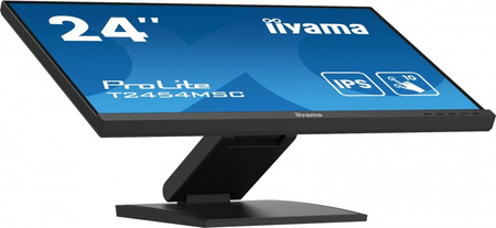 IIYAMA MONITOR 24 CALE T2454MSC-B2AG 10 PKT. POJ,IPS,HDMI,DP,FHD,300CD,4MS, 2X2W