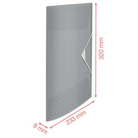 TECZKA Z GUMKĄ A4 ESSELTE COLOUR'BREEZE 628439 KORALOWY 15MM