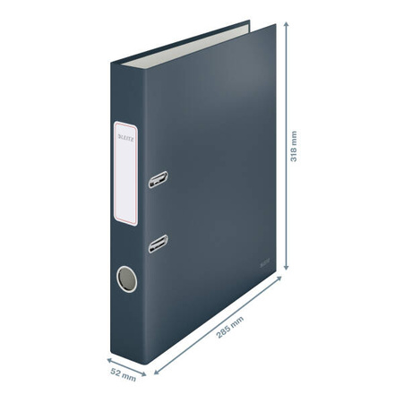 SEGREGATOR A4 LEITZ 180° COSY SOFT TOUCH 52 MM 10620089 AKSAMITNY SZARY