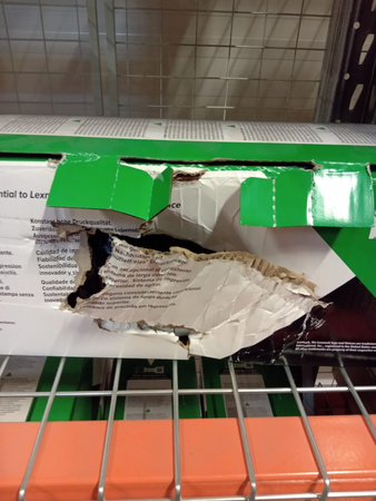 TONER ORYGINALNY LEXMARK 73B20K0 CZARNY 20000 STRON USZKODZONE OPAKOWANIE
