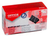 KLIPY 15MM OFFICE PRODUCTS CZARNE 12SZT