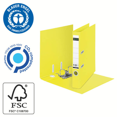 SEGREGATOR A4 LEITZ 180° RECYCLE 50 MM 10190015 ŻÓŁTY