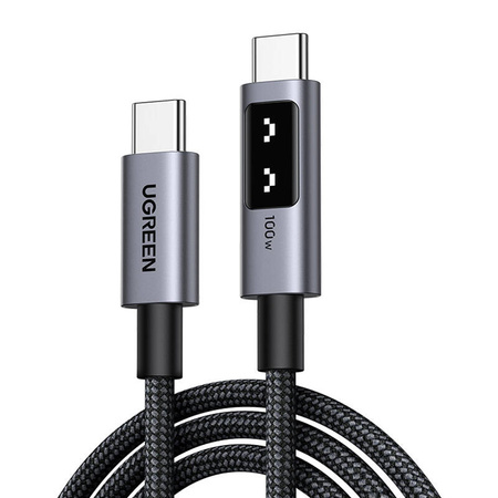 KABEL USB-C DO USB-C UGREEN UNO L509, 100W, 2M (CZARNY)