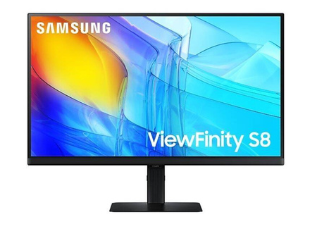 SAMSUNG MONITOR 27 CALI VIEWFINITY S80D IPS 3840X2160 UHD 16:9 1XHDMI 1XDP 3XUSB 3.0 5MS PINP/PBYP 60HZ HAS+PIVOT PŁASKI 3YON-SITE