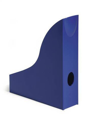 POJEMNIK NA CZASOPISMA Z UCHWYTEM A4 (73X306X241MM) DURABLE BASIC 1701711040 NIEBIESKI