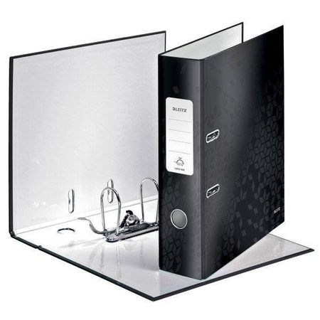 Segregator A4 laminowany LEITZ WOW 80mm 10050095 czarny